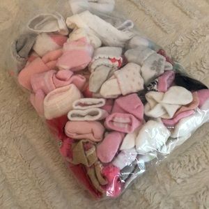 Bag of infant socks!